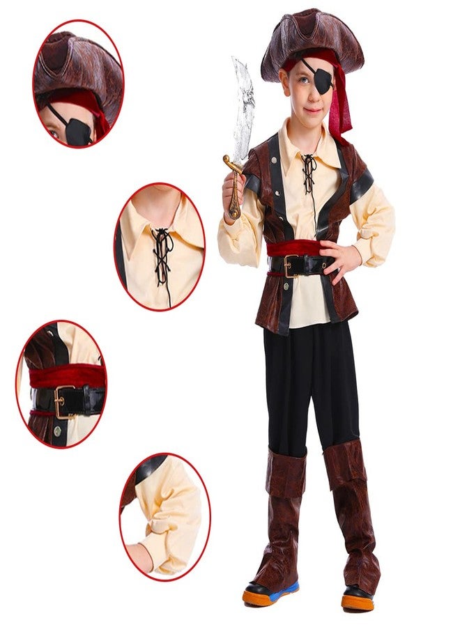 KalcyKizz زي قرصان ريفي للأولاد من كالسي كيز (مقاس M=7-9 سنوات) - Image 2